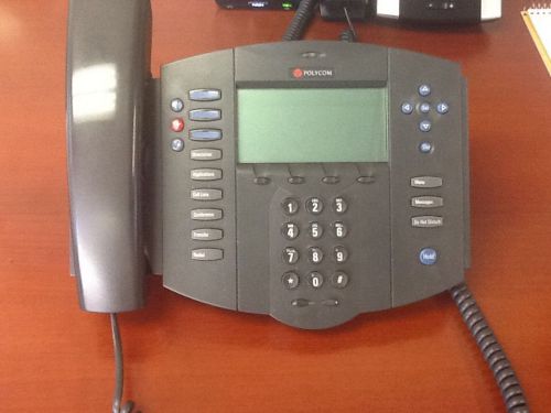 1 Polycom SoundPoint IP501 SIP Phone (No Power Cord)