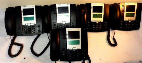 QTY OF 5 - AASTRA 6753i VoIP SIP BUSINESS TELEPHONE LOT - PLEASE READ AND SEE!