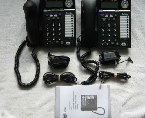 AT&amp;T Business Phones 993 2 Lines Corded Phone Instruction booklet ATT BUSINESS