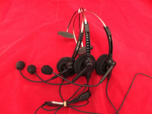 LOT OF 3 Nortel Liberation Monaural Headset With Warranty