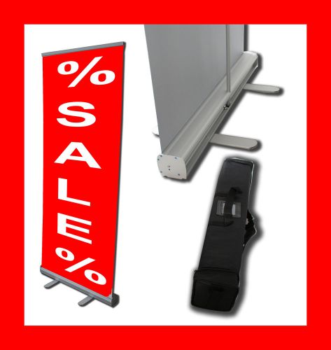 Roll up banner display sale 85 x 200 cm neu for sale