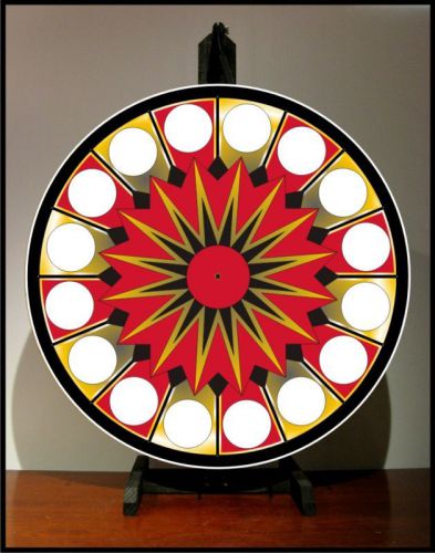 Prize Wheel 24&#034; Spinning Tabletop Portable Casino NEW