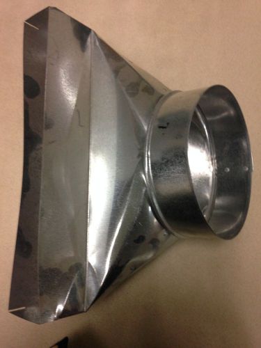 Angle Boot Galvanized Vent Duct - 2.25&#034; x 14&#034; x 7&#034;