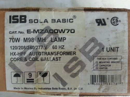 ISB SOLA BASIC E-MZA00W70 70W M98 MH LAMP