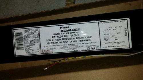 Philips advance hid ballast dual volt f can metal halide, 400w for sale