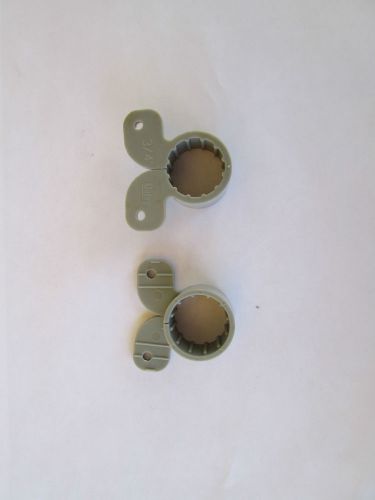 (60) 3/4 mickey mouse straps 3/4 copper, Pvc (plumbing straps)