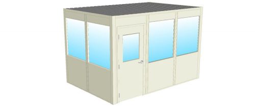 National partitions modular in-plant office 4wall 8x12 pre-fab ship &amp; installed for sale