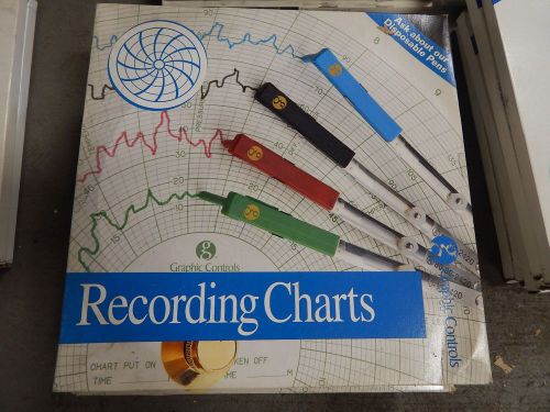 Graphic Controls Recording Chart 858050, Box of 100, Lot of 6