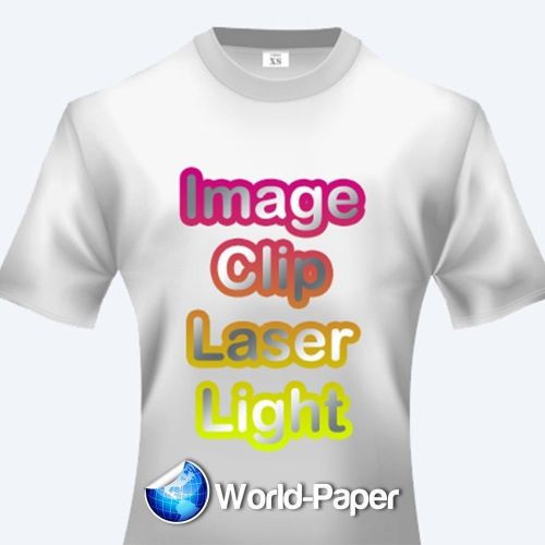IMAGE CLIP Laser Light Self-Weeding Heat Transfer Paper - 8.5 x 11 - 25 Sheets