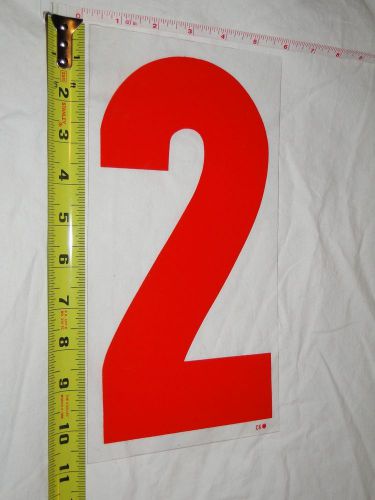 Replacement Plastic Number for Outdoor Marquee Portable Sign Plastic 11&#034; # &#034;2&#034;