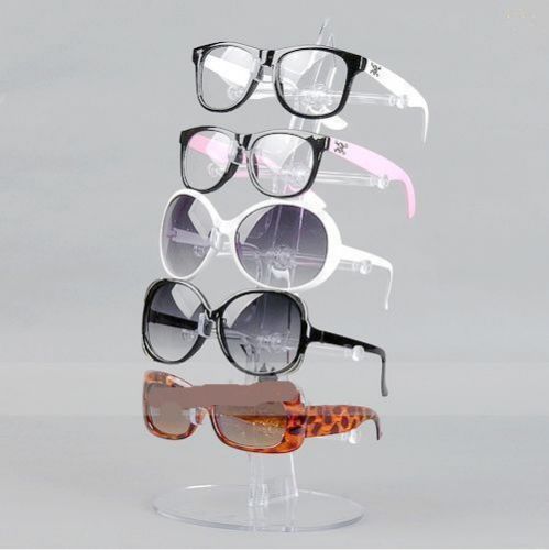 Clear Jewelry Eyeglasses Sunglasses Holder Display Frame Showing Stand