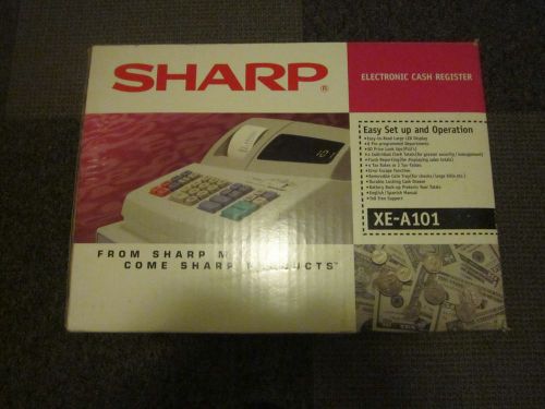 SHARP XE-A101 ELECTRONIC CASH REGISTER NIB (worn box but sealed)