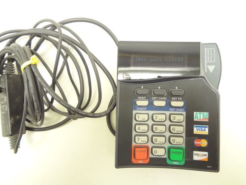 Verifone everest plus (p003-400-03) credit card reader point of sale key pad for sale
