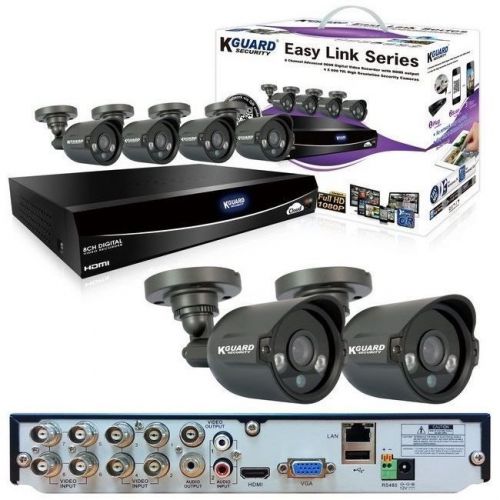 KGuard Easy Link 960H HD CCTV Camera Security System QR Quick Scan Remote Access