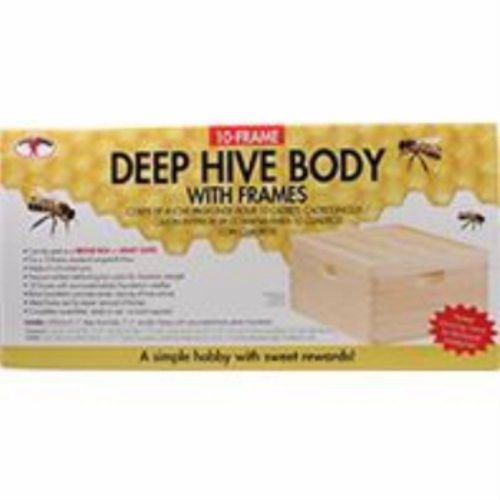 10 frame deep bee hive body with frames natural pine for sale