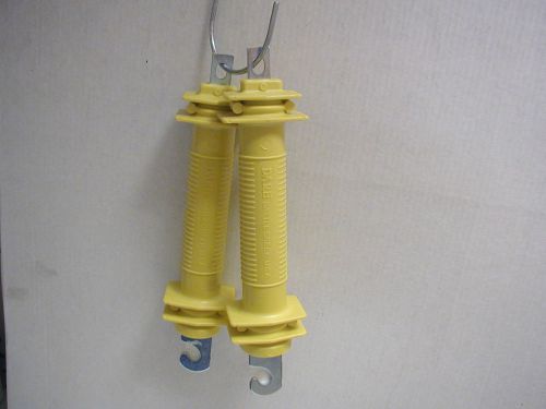 Dare - electric fence gate handles - yellow - rubber - model # 1247  ( 2 ) for sale