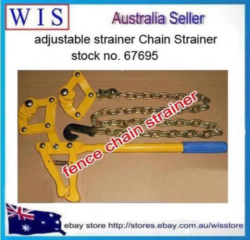 Wire fence strainer for plain &amp; barb wire chain type,center &amp; end post pull67695 for sale