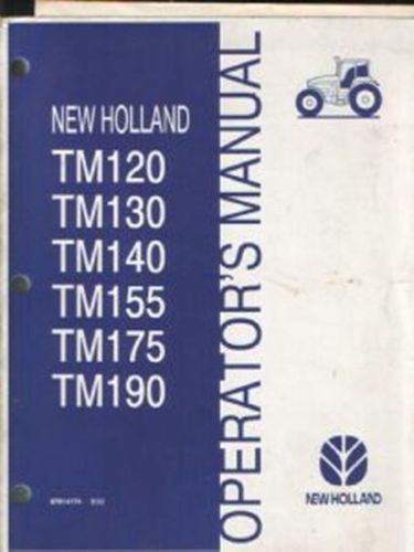 New Holland Trattore TM120 TM130 TM140 TM155 TM175 TM190 Manuale