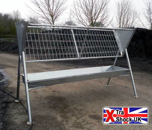 Hay Rack and Manger 8ft Galvanised Trough
