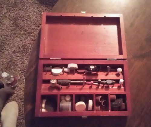 Die grinder accessory box with various end pieces no grinder. Alltrade