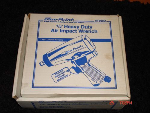 Blue Point 1/2 inch HEAVY DUTY AIR IMPACT WRENCH AT500D NEW IN BOX