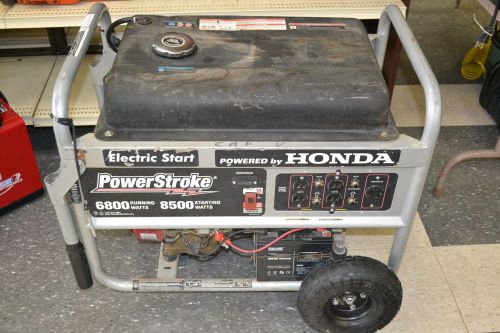 Honda power stroke generator 6800 - 8500 watts - electric start - pickup only for sale