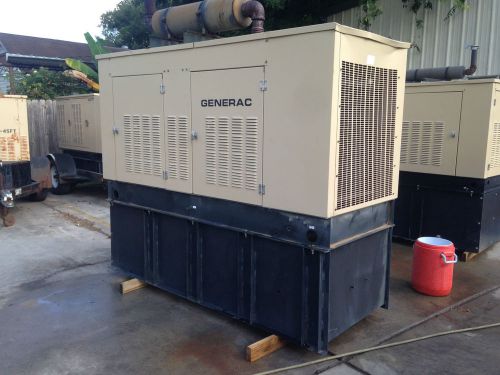 Generac diesel generator 50kw weather proof enclosure only 286 hours!!! for sale