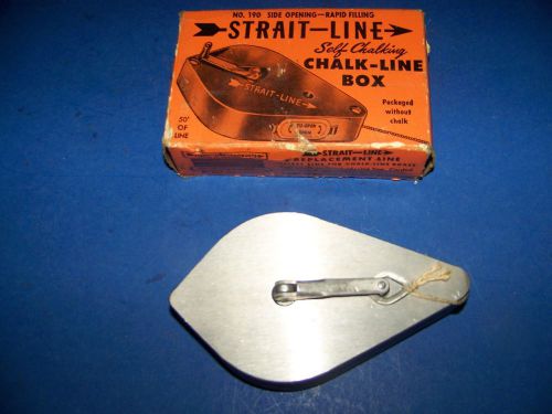 Strait-line Vintage Chalk Line Reel 50&#039;  New in original box