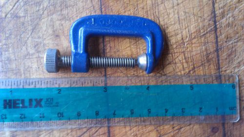 Vintage 1 Inch Small Record G Clamp Model Makers Carpentry Hobbies Old Tool