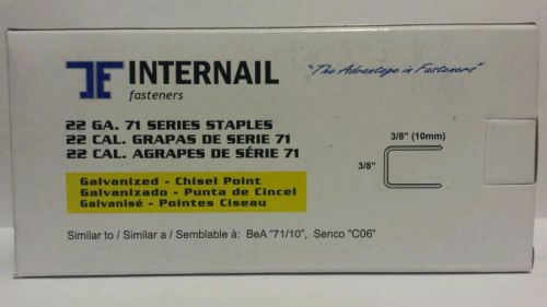 Internail staples 3/8-3/8 (10mm) 10,000 ct