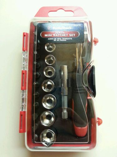 RadioShack 23 tool ratchet set.