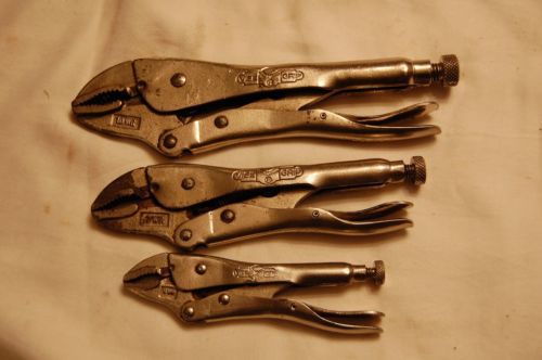 Assortment of Vise Grip Pliers 5WR, 7WR &amp; 10WR