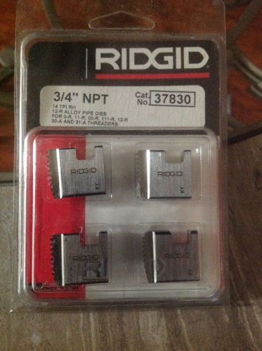 Ridgid Genuine Replacement Die 3/4&#034; Npt Ridge Tool Company Misc. Plumbing Tools