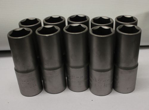 LOTS of AJ Socket 19mm - 21mm Model 0701T Socket  (10pcs)