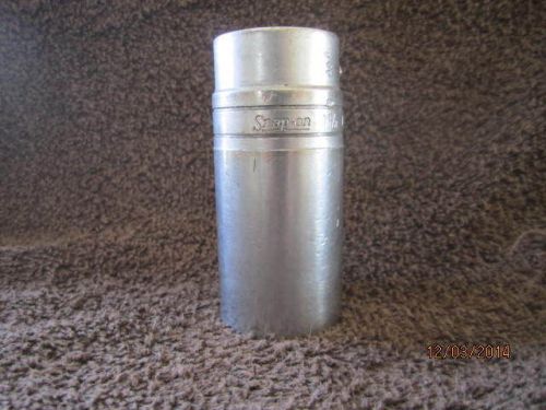 SNAP ON SOCKET 1-1/8 INCH 3/4 INCH DRIVE 6 POINT #LS-362 DEEP CHROME MADE  USA