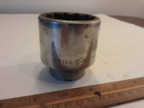 SK Tools 47156  3/4  Drive 12 Point Standard Fractional Socket 1-3/4&#034; s k vintage