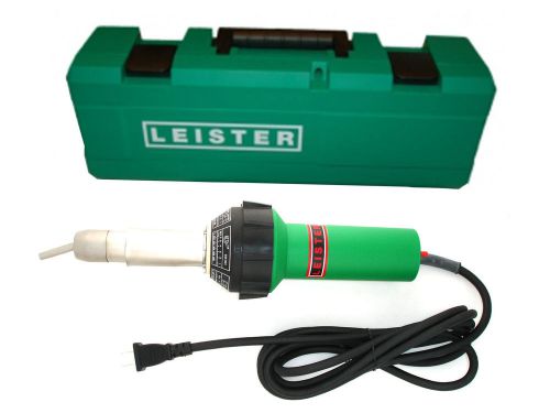 Leister triac s hot air welder gun in carrying case with pencil tip nozzle for sale