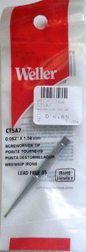 New Weller CT5A7 700° 1/16&#034; Screwdriver Tip for W60P &amp; W60P3 Soldering Irons