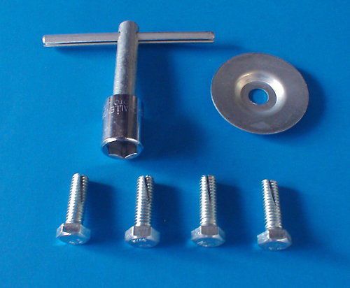 New american b/2 floor sander sanding edger parts paper bolts, wrench, &amp; washer for sale