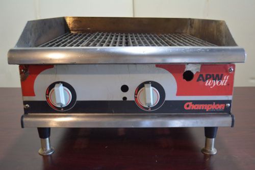 APW Wyott Champion Cook Series 2 Burner Countertop Gas Range