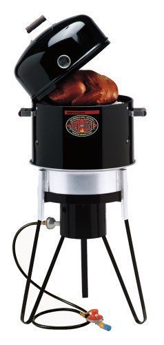 BRINKMANN All-In-One Smoker/Grill - Black ,new