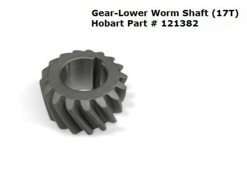 Gear-Lower Worm Shaft (17T) For Hobart H600; P660 &amp; L800 Mixers Part # 121382