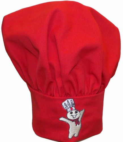 Red Doughboy Child Size Chef Hat Jolly Happy Kitchen Dough Boy Baker Cook