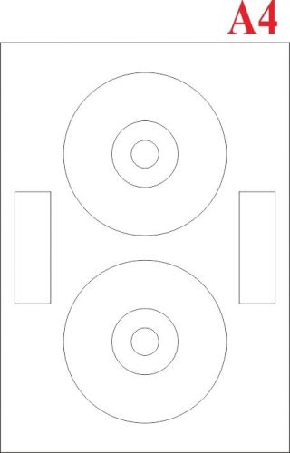 CD Labels Sticker paper for copier laser inkjet printer A4 21x29.7 100sheet F44