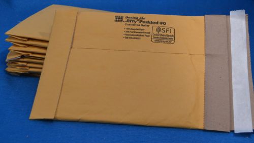 Sealed Air Jiffy #0 Padded Mailers Self Seal (Count 10) 6&#034; x 10&#034;