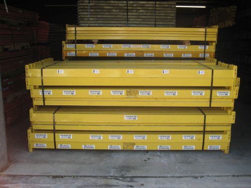 195 Sections of 36&#034; Teardrop Pallet Racking