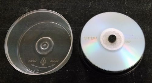 ~ Lot of 25 ~ Blank TDK DVD-R 1-16x Speed, 4.7 GB CDs ~