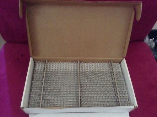 Double-O Wire Book Bindings 2.5 Boxes Of 100 1/4&#034; 32 Loops 3:1 Spiral Binding Co