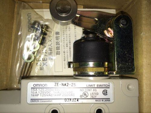 Omron ze-na2-2s0e2 limit switch 15a nib new! for sale