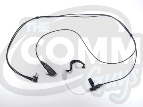 2-pin pro surveillance earhook mic motorola cp200 pr400 cls hyt radio headset for sale